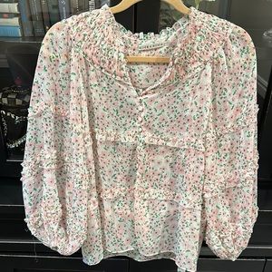 Alice + Olivia Floral Blouse, XS